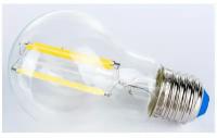 Uniel Лампа светодиодная филаментная (UL-00005850) Uniel E27 15W 4000K прозрачная LED-A60-15W/4000K/E27/CL PLS02WH