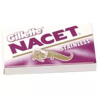 Лезвия для Т-образного станка Gillette Nacet Stainles