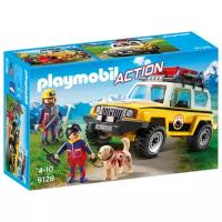 Набор с элементами конструктора Playmobil Action 9128 Грузовик горноспасателей