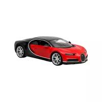 Легковой автомобиль Rastar Bugatti Chiron 75700, 1:14, 32.4 см, красный/черный