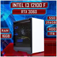 Игровой компьютер KING KOMP Intel Core i3 12100F, NVIDIA GeForce RTX 3060 12Gb, RAM 16 GB, SSD 256 GB, HDD 1 TB