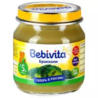 Пюре Bebivita брокколи (с 5 месяцев) 100 г, 1 шт