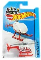 Hot Wheels, Mattel,Коллекционная модель вертолета Island Hopper - HW City 2014, бело-красная