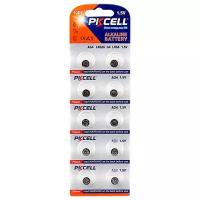 Батарейка PKCELL Super Akaline Button Cell AG4, в упаковке: 10 шт