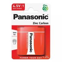 Батарейка Panasonic Zinc Carbon 3R12, в упаковке: 1 шт