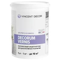 Лак Vincent Decor Decorum Vernis полуматовый бесцветный 1 л