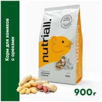 Nutriall Полнорационный корм для хомяков с орехом 900 грамм