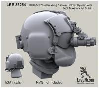 LRE35254 Шлем пилота HGU-56/P Rotary Wing Aircrew с защитой 84/P Maxillofacial. Два варианта положения головы