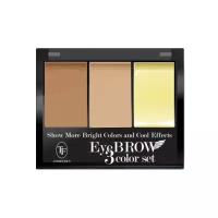 TF Cosmetics Тени для коррекции бровей EyeBROW 3 color Set, 102 blonde