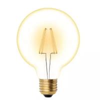 Лампа светодиодная Uniel, Vintage LED-G95-6W-GOLDEN-E27 GLV21GO E27, G95, 6Вт, 2200К