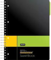 Бизнес-тетрадь Attache Smart Book А4, 120 листов, линейка, спираль, желто-зеленый (272653)