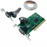 Контроллер PCI to 2 COM порта, чип MCS9835, low profile