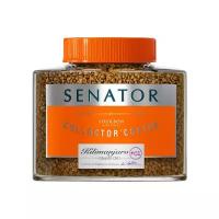 Кофе растворимый Bourbon Senator Collector'coffee Kilimanjaro Grand Cru с молотым кофе, 100 г