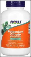 Порошок NOW Potassium Citrate, 340 г