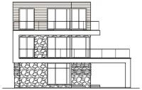 Проект газобетонного дома Catalog-Plans-62-71XB (232,29кв. м, 14,01x9,86м, газобетон 400)