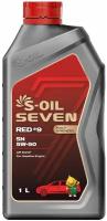 Синтетическое моторное масло S-OIL 7 RED #9 SN 5W-50, 1л