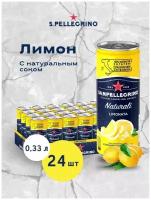 Напиток газированный Sanpellegrino 24 ШТ лимон