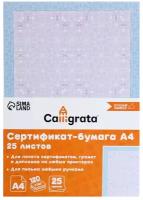 Бумага Calligrata А4 Голубой интенсив 120 г/м², 25 л, голубой