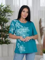 Lovetex.store / Футболка женская хлопок, большие размеры (размеры 52-78)