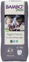 Премиум подгузники Bambo Nature Dreamy Girl Premium Night Pants, Возраст 4-7 лет, размер Medium (15-35 kg) 6 уп