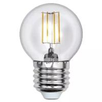 Лампа светодиодная Uniel Air dimmable GLA01TR UL-00002868, E27, G45, 5 Вт, 3000 К