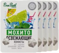 Bon Pastil FRESH Конфеты Освежающие без сахара Мохито, 5 штук по 12 г