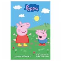 Цветная бумага РОСМЭН Peppa Pig 