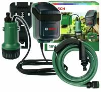 Насос для воды погружной бочечный Bosch Garden Pump 18V-2000 ( без АКБ и З/У )