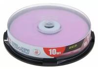 Диск DVD+RW Mirex, 4x, 4.7 Гб, Cake Box, 10 шт