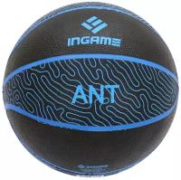 Мяч баскетбольный INGAME Ant №7 (черно-синий)