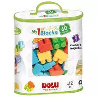 Конструктор Dolu Большие цветные блоки 5019