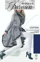 Колготки Karmen Cotton, 250 den, размер 4, синий