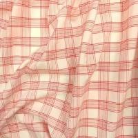 Ткань рубашечный хлопок (красный) 100 хлопок италия 50 cm*150 cm
