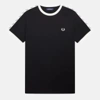 Мужская футболка FRED PERRY, Цвет: Черный, Размер: S