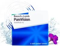 Контактные линзы Bausch & Lomb PureVision, 6 шт., R 8,6, D -6,5