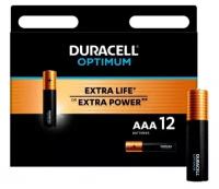 Элемент питания Duracell Optimum LR03 AAA бл 12