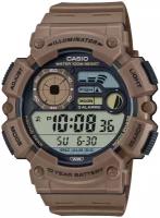 Наручные часы CASIO Collection WS-1500H-5A, коричневый, серый