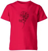 Детская футболка «веточка цветущей вишни весенний цветок»