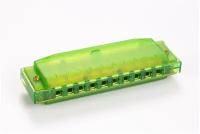 Hohner Translucent Green (m1110g) - губная гармоника детская, прозрачная зеленая