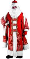 Батик Карнавальный костюм для взрослых Дед Мороз Царский, 54-56 размер 187-54-56