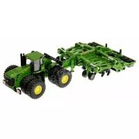 Трактор Siku John Deere 9630 с прицепом-плугом (1856) 1:87, 22.6 см