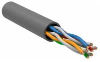 Кабель витая пара U/UTP кат.5 4х2х24AWG solid CCA PVC сер. (м) GENERICA BC1-C504-111-305-G