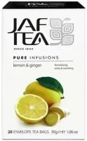 Напиток JAF TEA Lemon & Ginger цедра лимона и натуральный имбирь, 20 пак. в конв