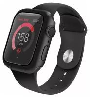 Чехол Uniq Nautic +9H Glass Water-Resistant IP68 для Apple Watch 4/5/6/SE 44 мм, цвет Черный (44MM-NAUBLK)