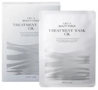 AXXZIA Beauty Force Treatment Mask GK японская омолаживающая маска для ухода за кожей, склонной к огрубению и раздражению, 7 шт