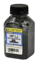 Тонер Content для HP LJ 1010/1012/1015/1020/1022, Bk, 100 г, банка