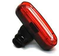 Фонарь велосипедный задний Energy SILEX LED, 60 lumen, красный, 5 режимов, USB, ABS корпус