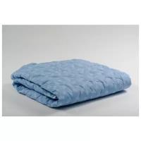 Одеяло Guten Morgen, стеганое с наполнителем лебяжий пух, голубой; Размер: 1.5