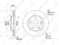 Диск Тормозной Mitsubishi Lancer 08- 1.5-2.0 Передн. LYNXauto арт. BN1091