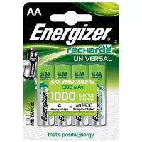 Аккумулятор Ni-Mh 1300 мА·ч 1.2 В Energizer Accu Recharge Universal AA